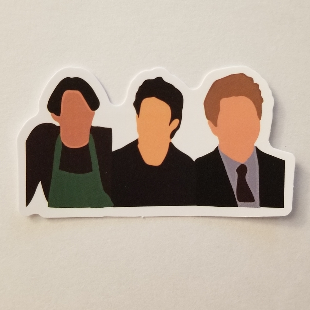 10/$10 Gilmore Girls Dean, Jess & Logan Sticker